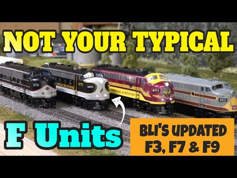 Broadway Limited Updated F3, F7 & F9 Locomotives | NS & Tourist Railroads | DCC, Paragon4 Sound BLI