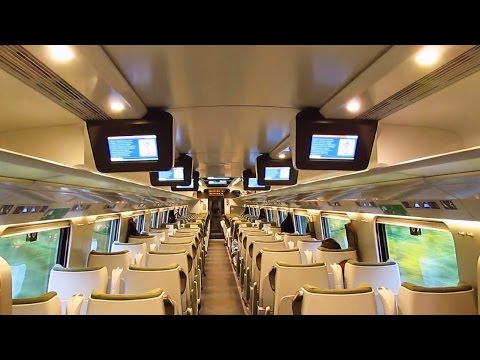 ED250 Pendolino od środka / Inside the Polish Pendolino high-speed train