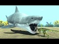 Great White Shark Vs All Unit Animal Revolt Battle Simulator