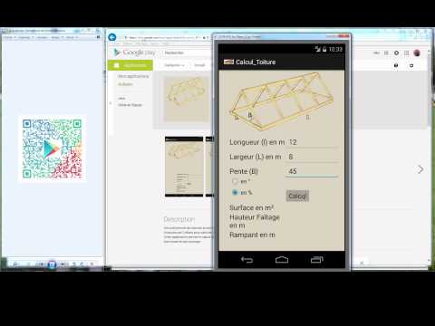 Calcul de surface de toiture Video