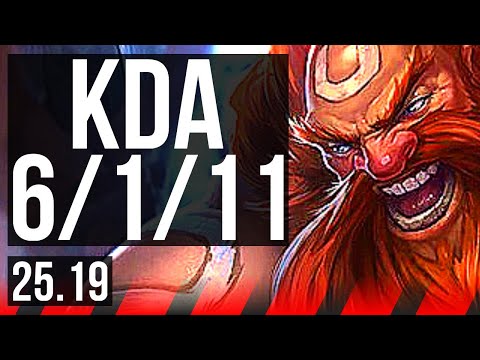 GRAGAS vs FIORA (TOP) | KR Diamond | 25.19