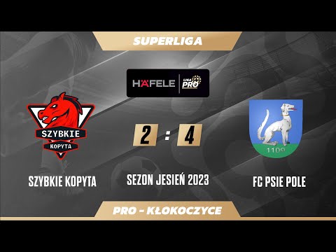 Skrót | Szybkie Kopyta - FC Psie Pole  2:4, Kłokoczyce Jesień 2023, Häfele PRO Liga 13.09.2023