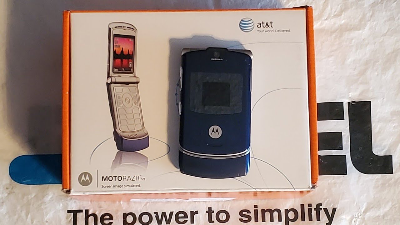 AT&T Motorola Razr V3 Unboxing
