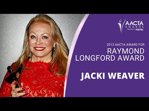 Jacki Weaver receives AACTA's Raymond Longford Award