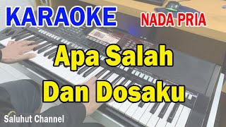 Download lagu APA SALAH DAN DOSAKU ll KARAOKE NOSTALGIA ll D' LLOYD ll NADA PRIA D=DO mp3