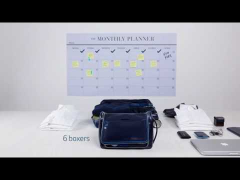 Piquadro Travel - Blue Square Trolley