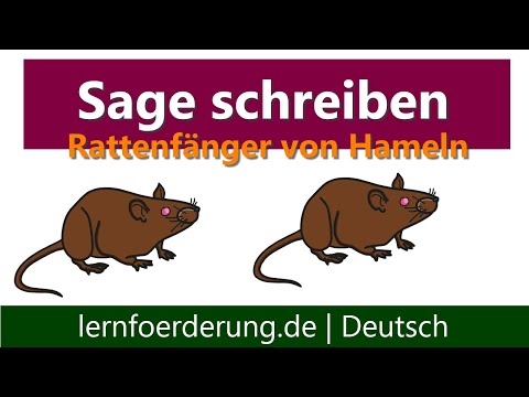 Eine Sage schreiben ✅ Erklärung am Beispiel Rattenfänger von Hameln