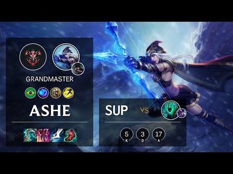 Ashe Support vs Thresh - BR Grandmaster Patch 11.6