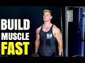 How to build muscle FAST (3 Tips)