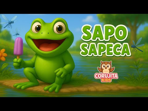 🐸 Pula Sapo Sapeca na Beira do Rio | Música Infantil 🎶