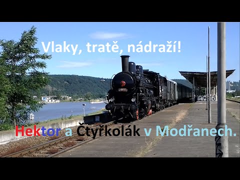 Vlaky, tratě, nádraží! Hektor a Čtyřkolák v Modřanech.