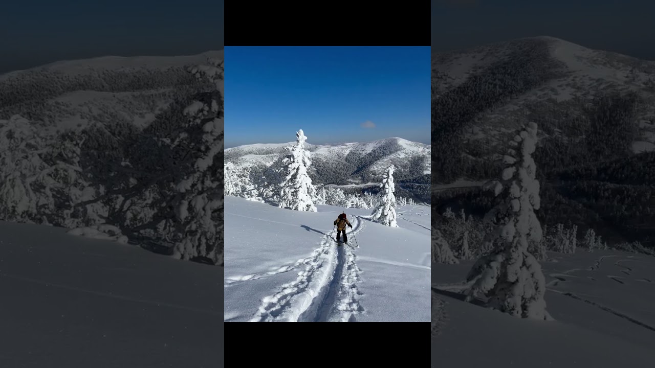 バックカントリーパウダースノー！北海道日高、日勝峠から日勝ピーク！ #パウダースノー #パウダースノー #バックカントリー