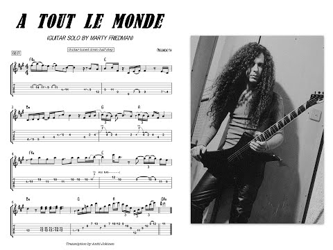 A Tout Le Monde guitar solo by Marty Friedman #martyfriedman #megadeth