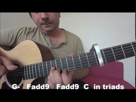 How to play Long nights Eddie Vedder acoustic guitar tutorial into the wild soundtrack