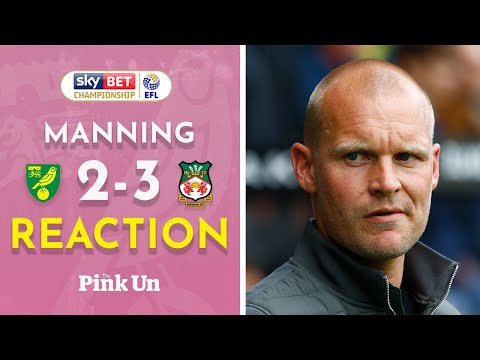 Liam Manning Reaction | Norwich City 2-3 Wrexham | The Pink Un