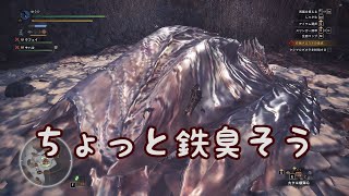 【MHW】part64 寝てる古龍の翼に潜って遊んでたら最後の最後でハプニング！？