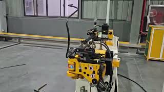 Full Automatic 25MM Gi Iron Tube Making Bending Machine  For Furniture25CNC 4A 2S