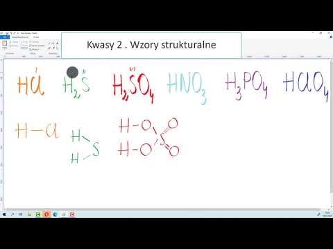 Kwasy 2 Wzory strukturalne 8 klasa