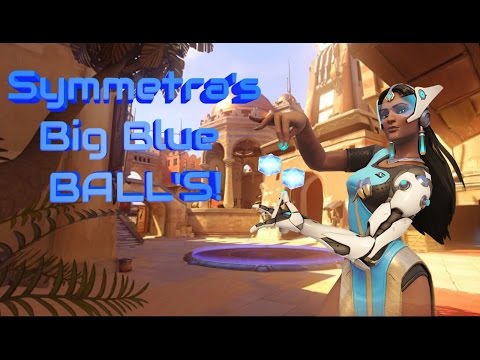 Symmetra's Big Blue BALL'S! Overwatch Symmetra Gameplay