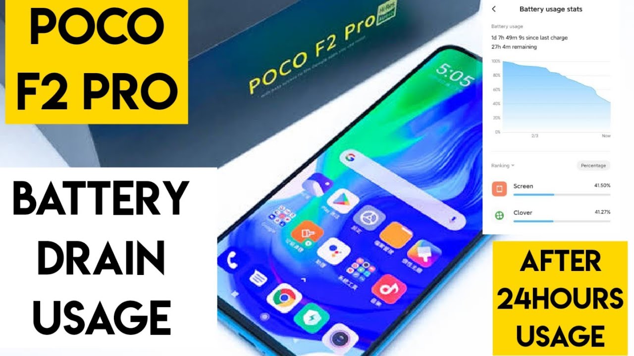 Poco f2 pro battery drain 24hours usage initial review