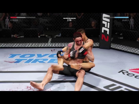 A.I Simulation UFC 232 Cyborg vs Nunes UFC 2