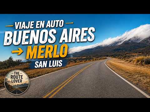 4K Full #Driving #Ruta Viaje en auto Buenos Aires - Merlo (SL)