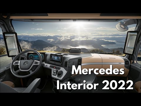 The 2022 Mercedes Actros Truck INTERIOR - Full Cabin