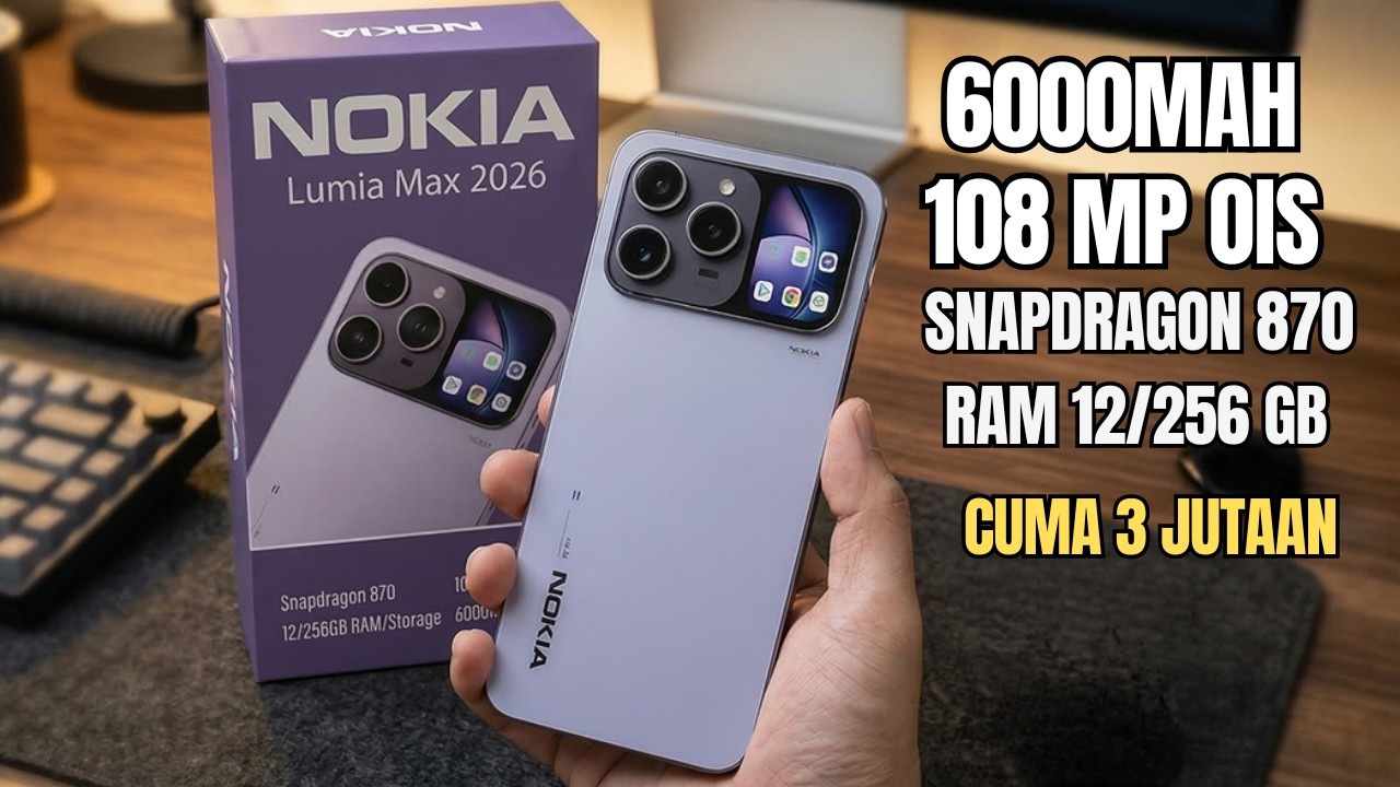 PERUSAK HARGA HP 3 JUTAAN‼️NOKIA LUMIA MAX 2026 | SPEKNYA GAK MASUK AKAL