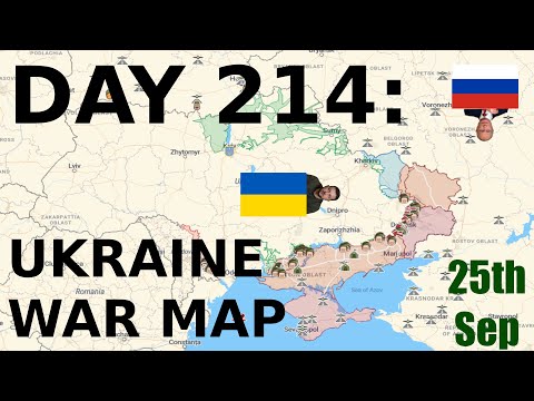 Day 214: Ukraine War Map