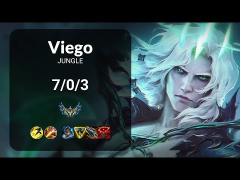 Viego vs Taliyah JUNGLE - KR CHALLENGER Patch 14.21
