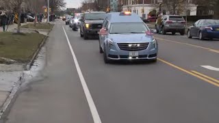 Procession for Buffalo firefighter Jason Arno on Friday