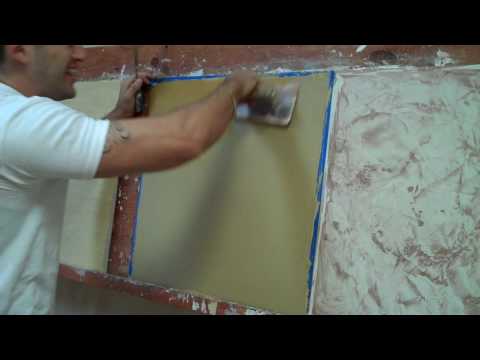 Venetian Plaster Carrara Coarse Two Tone