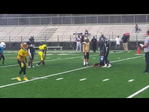 Luke Nickel football B2C practice