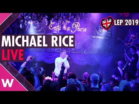 Michael Rice "Bigger Than Us" (UK) LIVE @ London Eurovision Party 2019
