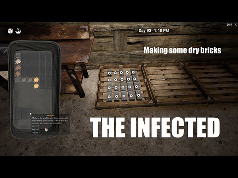 The Infected Ep. 74 - Making dry bricks to upgrade our forge building
