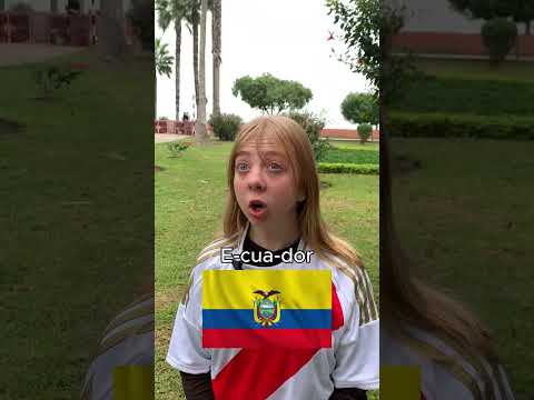 ¿Cómo pronunciar Ecuador?