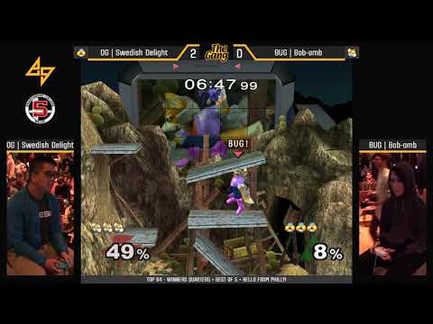 The Gang Steals The Script - OG | Swedish Delight (Sheik) vs BUG | Bob-omb (Fox) - Winners Quarters