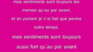 soumia mes sentiments avec paroles!!!!!