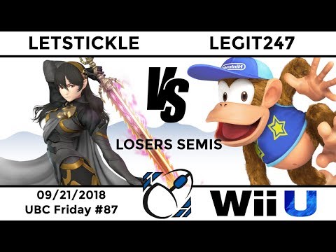 UBC Friday #87: Losers Semis - LetsTickle (Corrin) vs Legit247 (Diddy Kong, Metaknight)