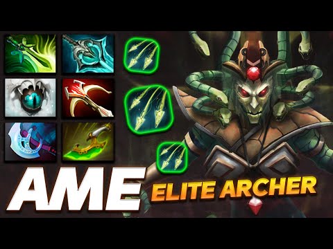 Ame Medusa Elite Archer - Dota 2 Pro Gameplay [Watch & Learn]