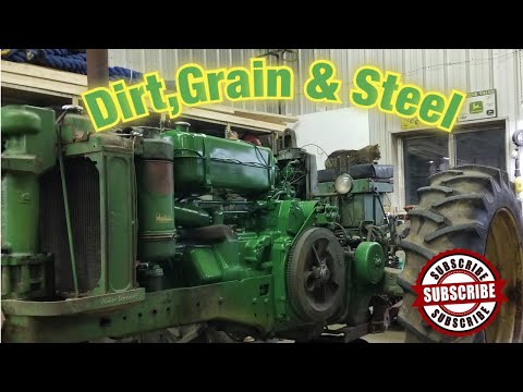 John Deere Two-Cylinder 720 Diesel Clutch Install And First Start Up!!!
