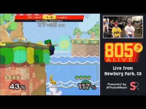805 Alive 3 - SPY | MacD (Peach) vs. LuigiKid (Luigi) - Grand Finals 2
