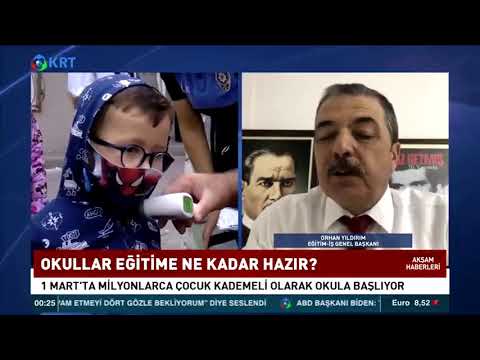Genel Başkanımız Orhan Yıldırım, KRT TV`de, eğitim gündemine ilişkin değerlendirmelerde bulundu. | EĞİTİM İŞ
