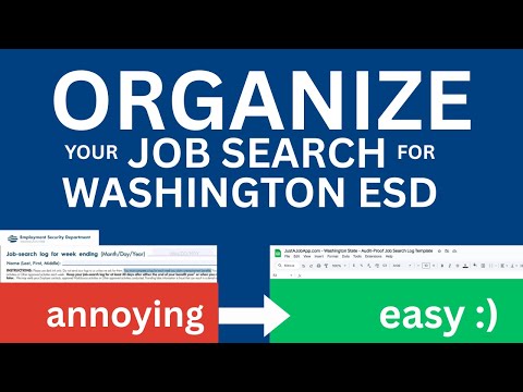 How to Track Your Job Applications in Washington for ESD Job Search Requirements (Claim up to $29k!)