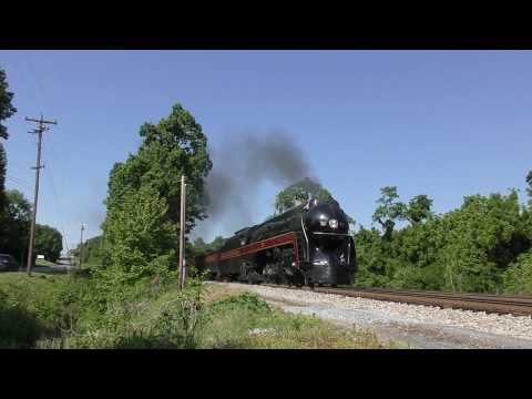 Norfolk & Western J Class 611 The Powhatan Arrow Train Roanoke to Lynchburg 2017 HD
