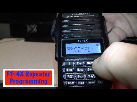 How to program Yaesu FT4x Easily