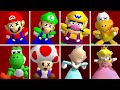 Famous Mario Characters Burning In LAVA Animations In SM64