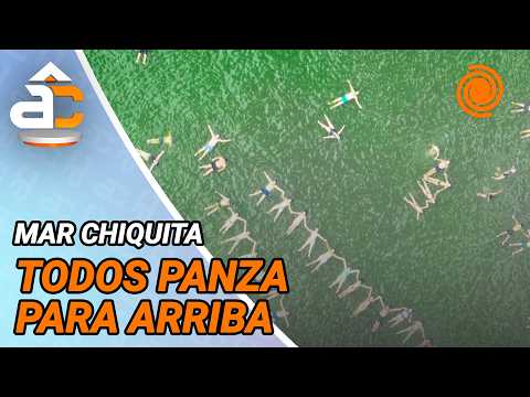 ¡Todos flotando! El Festival de la Planchita en Miramar de Ansenuza casi supera el récord mundial