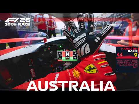 ULTRA REALISTIC F1 2026 - Lewis Hamilton Ferrari SF-26 Australia GP 100% Race