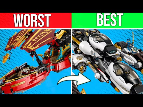 LEGO Ninjago: Ranking Team Vehicles | (Worst to Best!)